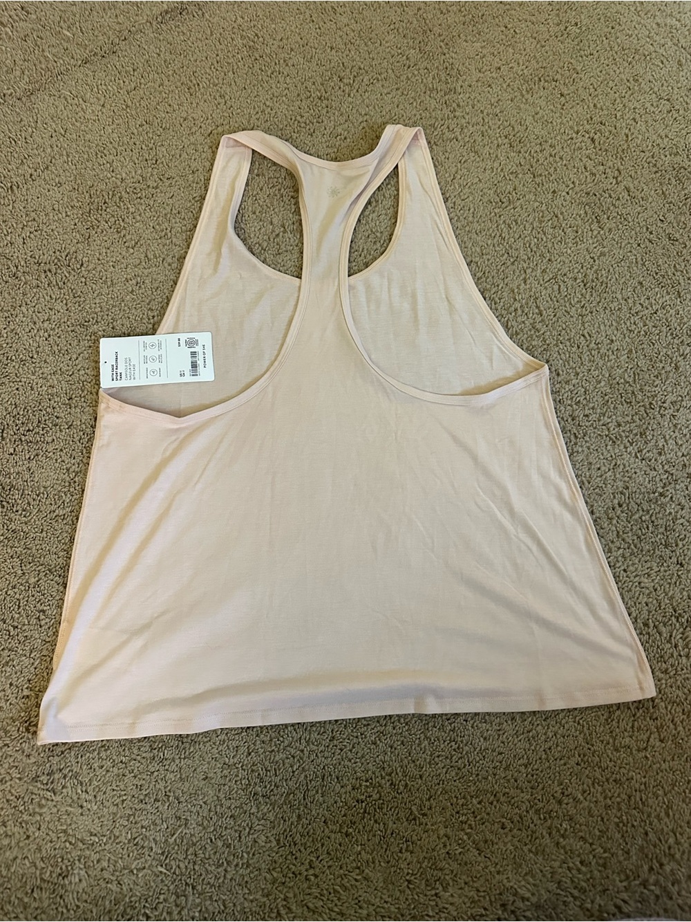 Athleta Light Pink Racerback Tank. - Picture 3 of 4